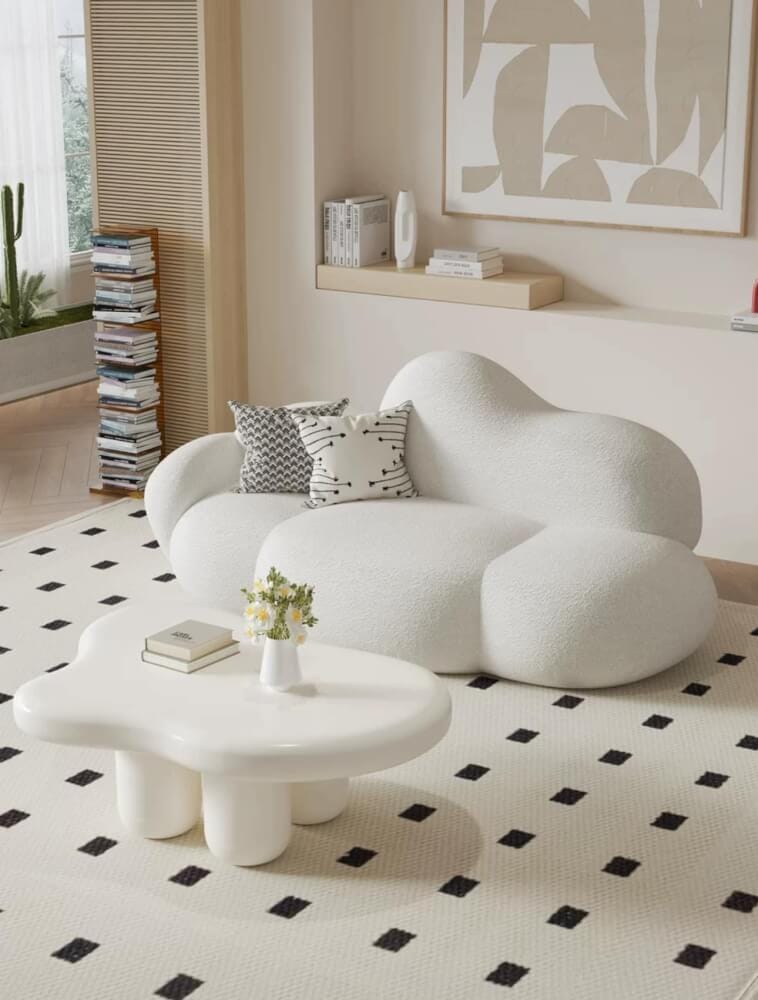 โซฟา 3 ที่นั่ง MY DOLLS HOUSE CLOUDY 165 ซม. สีขาว_7